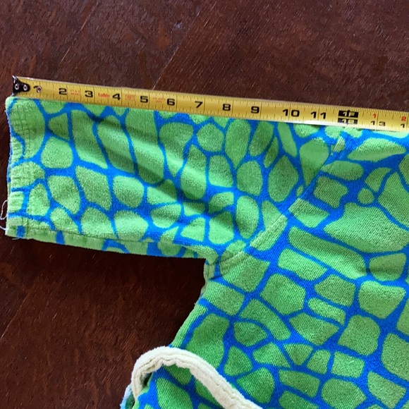 SAINT EVE Dinosaur Swim Coverup Bathrobe With Hood Size Small 7/8 - Picture 12 of 12